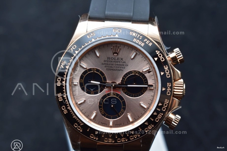 Strap SH4131 QF Daytona Best Edition Dial (Weighted) TravelReady RG 802 1:1 Oysterflex V6 126515 Black on 0730